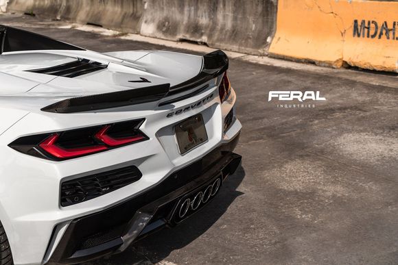 Feral Industries Corvette C8 Z06 Carbon Fiber Rear Wing
