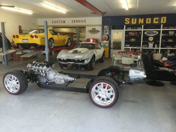 19" Diamond Back Redlines on my 72 convertible project. Also ordered 18" Diamond Back Redlines for my 80 Speedvette as well as new Schott wheels.