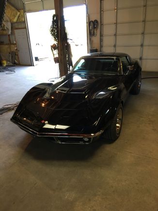 You might be right. This is probably my favorite Vette currently. Black on Black leather with every factory option 500" BB with modern heads, roller cam, big carb, big exhaust, flawless paint, and trim. It is fast, but your stock C-7 would probably beat me in a strait line, and definitely in the twisting stuff.