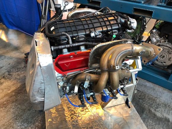 Oil tank heat shields 
