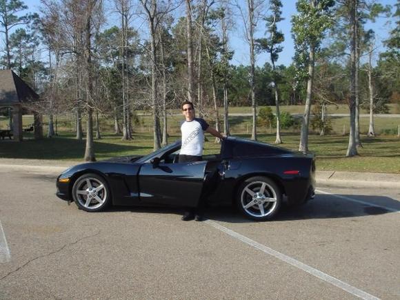 The C6. I took this picture halfway between Tampa, where I picked it up, and Los Angeles, where I drove it to in 2 days.