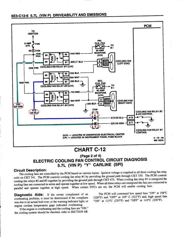 Looking for a 1996 C4 LT1 cooling system schematic CorvetteForum