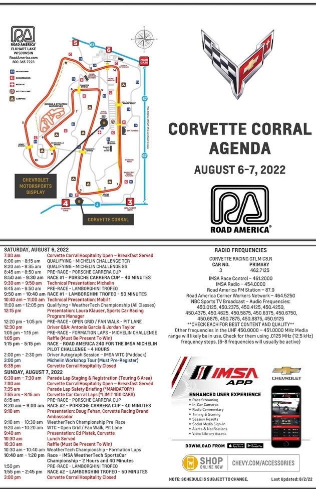 Corvette Corral at Road America 2023 Question CorvetteForum