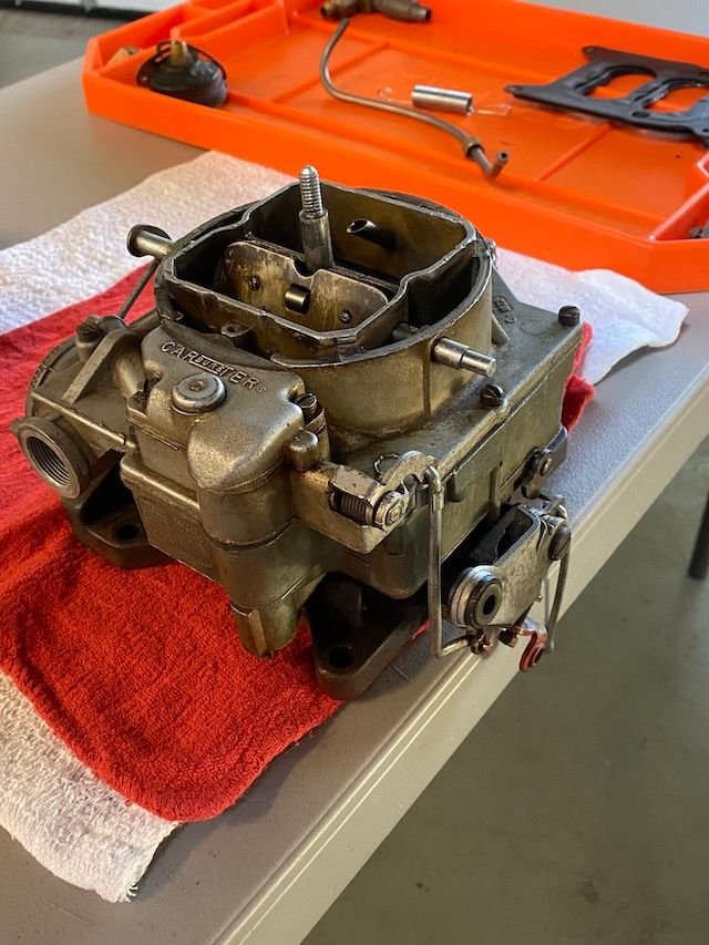 Rebuilding my carb 63 base model Carter WCFB CorvetteForum