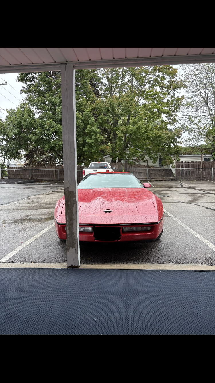 The Vette on an adventure to Maine last summer
