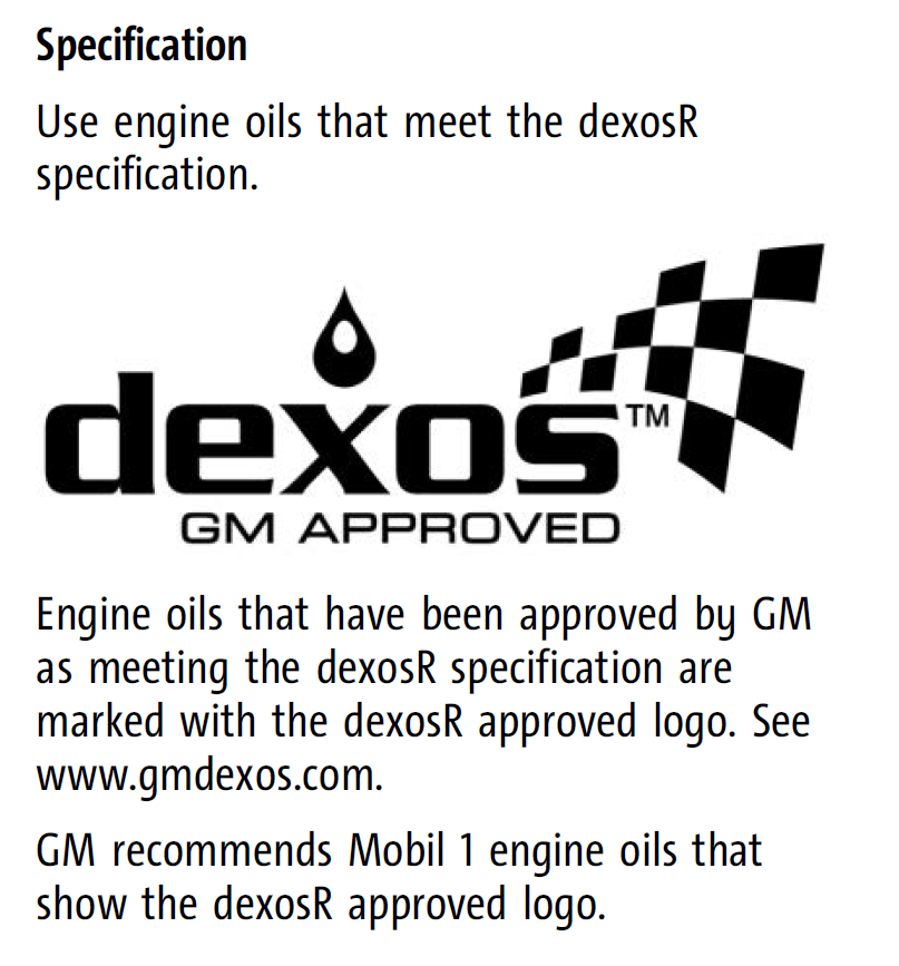 dexos 2 and dexos R - CorvetteForum - Chevrolet Corvette Forum Discussion