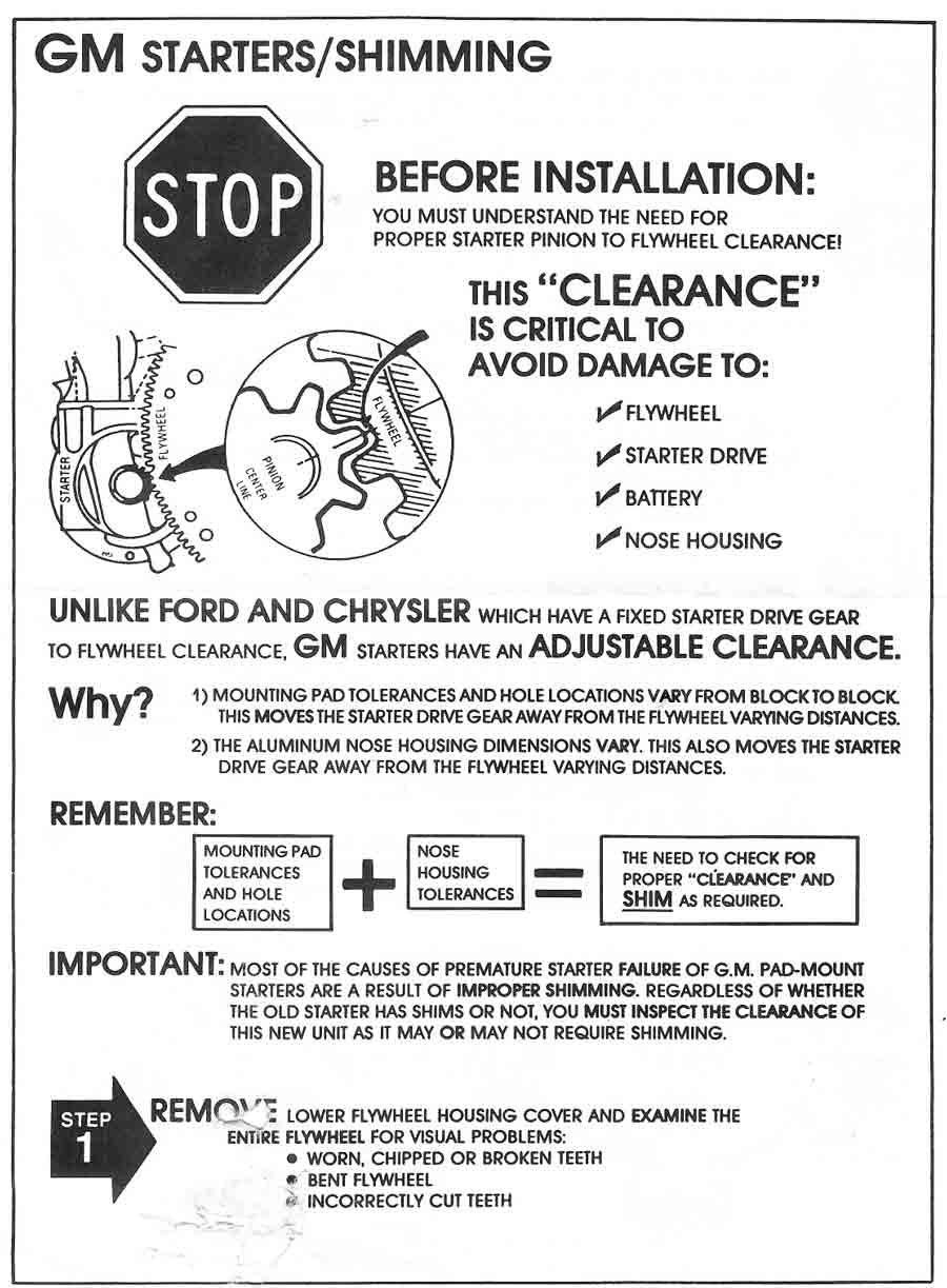 Starter gear not disengaging CorvetteForum Chevrolet Corvette Forum