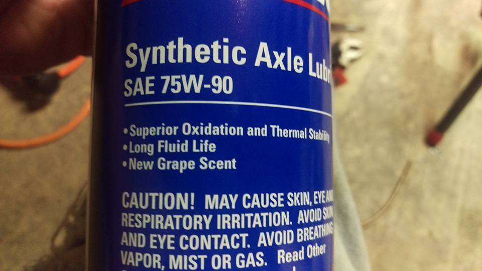 Correct axle lubricant for diff CorvetteForum Chevrolet Corvette Forum Discussion