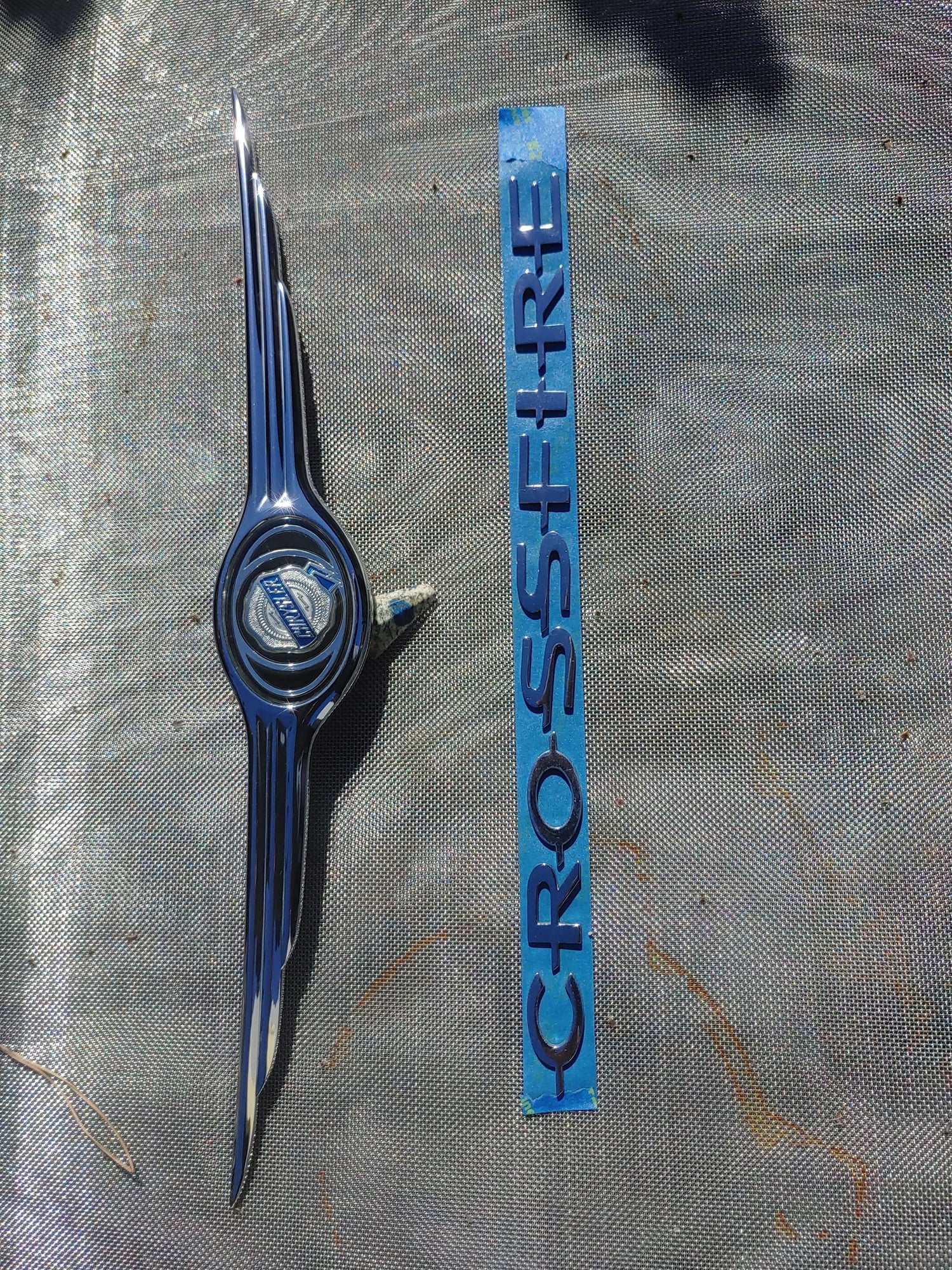 Exterior Body Parts - coupe rear emblem set - Used - 2004 to 2008 Chrysler Crossfire - San Diego, CA 92027, United States