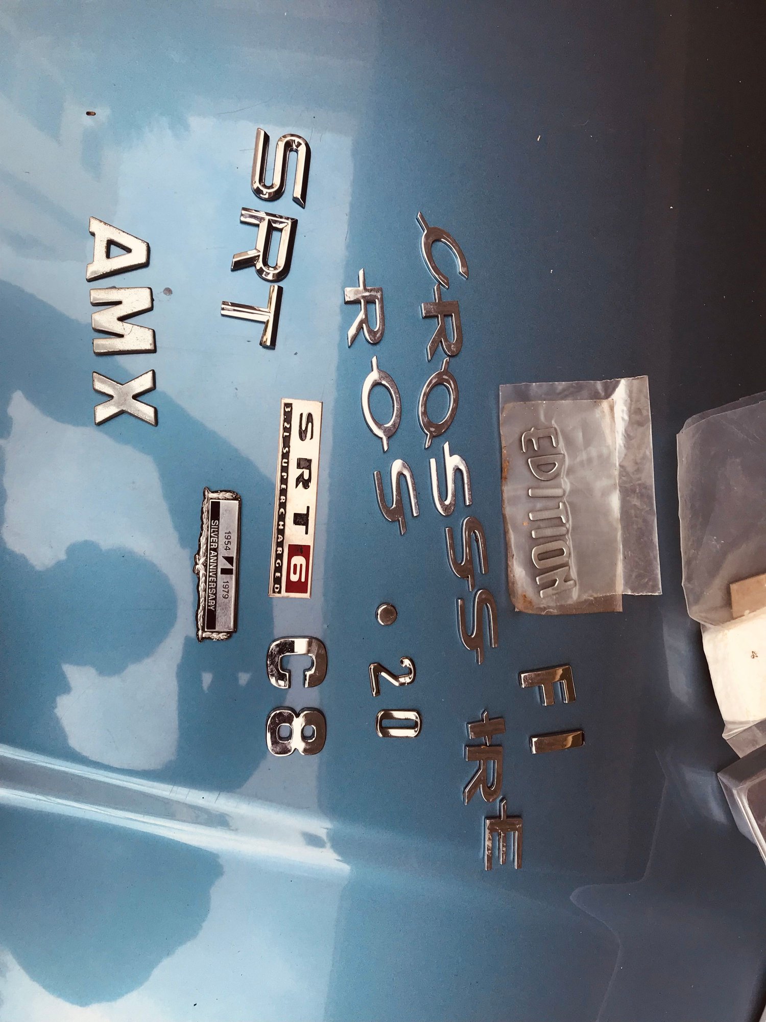 Exterior Body Parts - C r o s s f i r e   letters   for sale - Used - All Years  All Models - Indialantic, FL 32903, United States