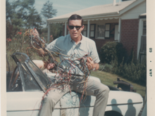 1963 I started helping put a buick V6 into my friends Fiat spyder, It was my suggestion after he killed motor. First car project with ford rear..........Lost youth