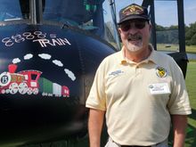 Choo Choo Coleman with his Vietnam Huey. He had 600 plus combat hours in this very aircraft