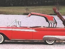 1959 Ford Skyliner top in motion sv KRM