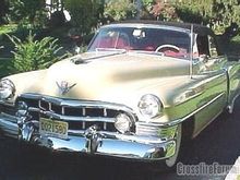 1950 Cadillac 62 Conv cream fVl mx