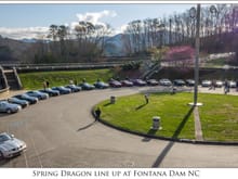 Spring Dragon line up at Fontana Dam NC