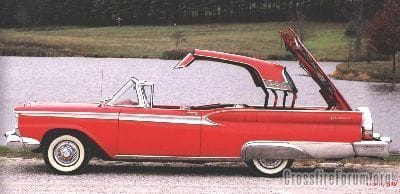 1959 Ford Skyliner top in motion sv KRM