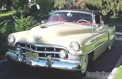 1950 Cadillac 62 Conv cream fVl mx