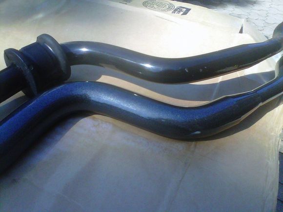 H&amp;R sway bar vs Stock, front