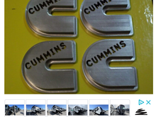 Cummins led C badges 