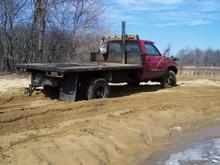 Playing in the sand