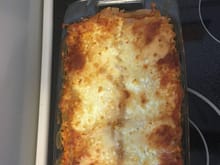 Completely from scratched baked lasagne 