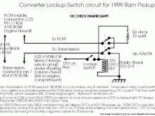 17140Converter lock up switch