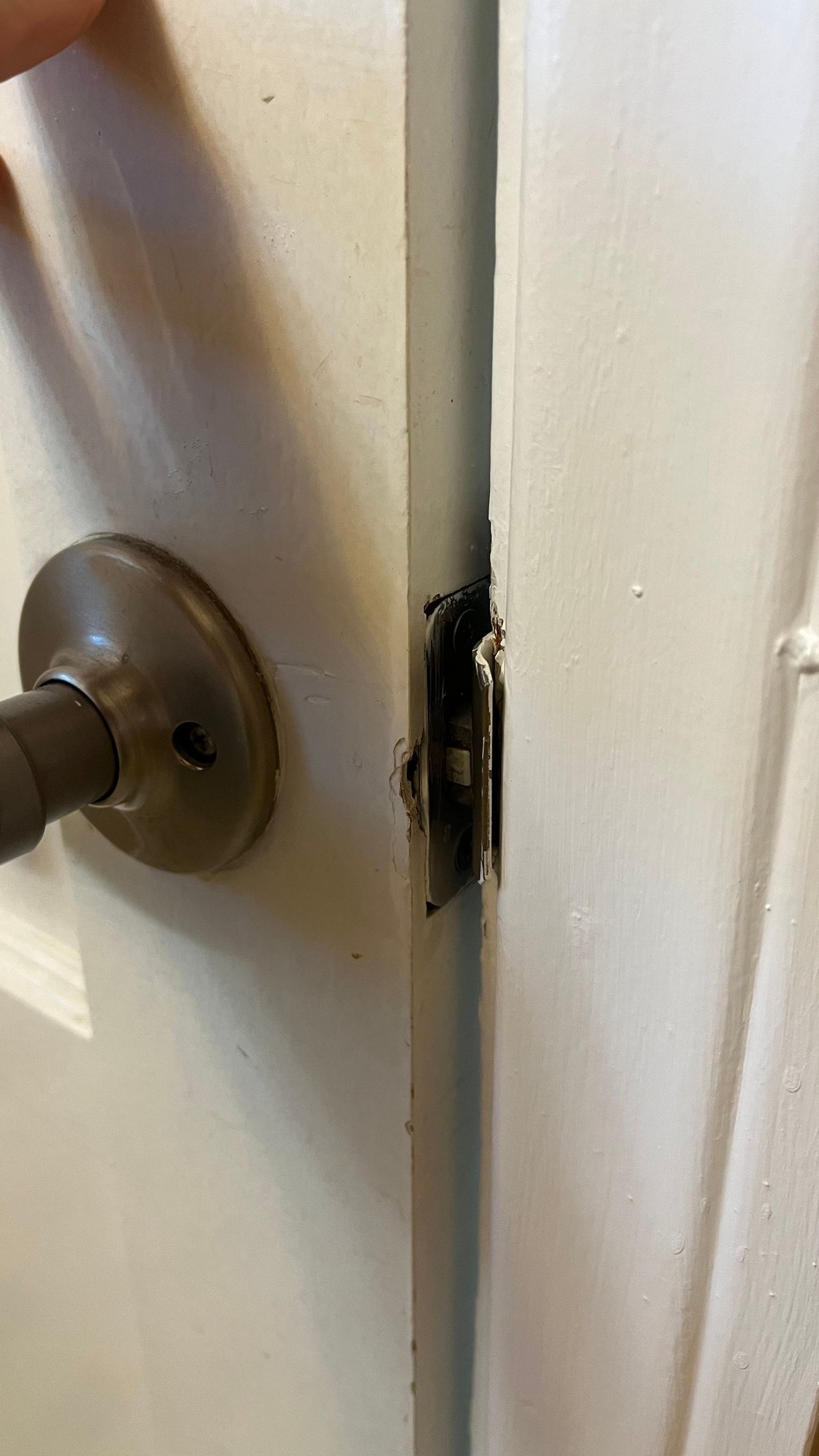 Bottom of door not closing properly DoItYourself Community