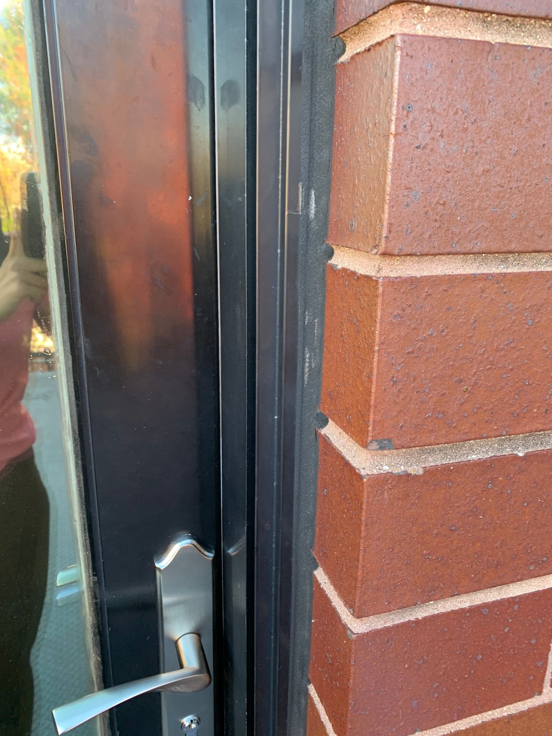 Storm door on metal door frame Community Forums