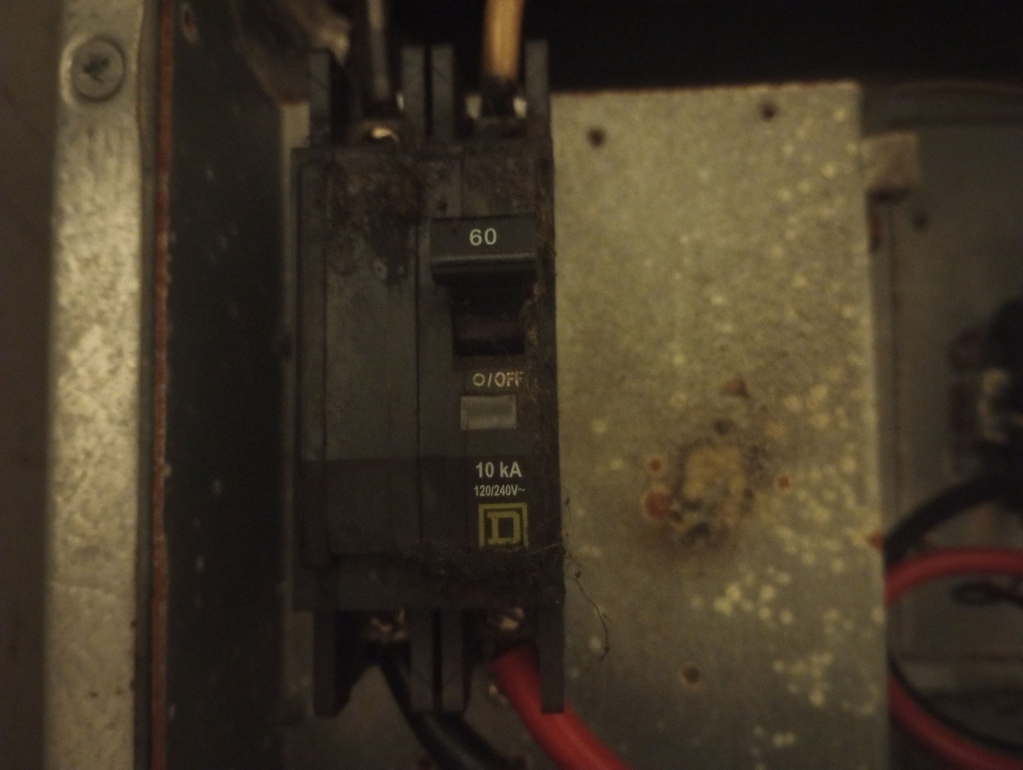 Turned off unit circuit breaker,switched, wont start