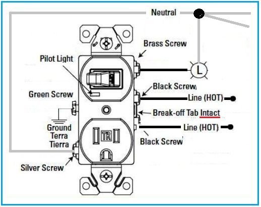 Duplex receptacle change to combination switch/receptacle
