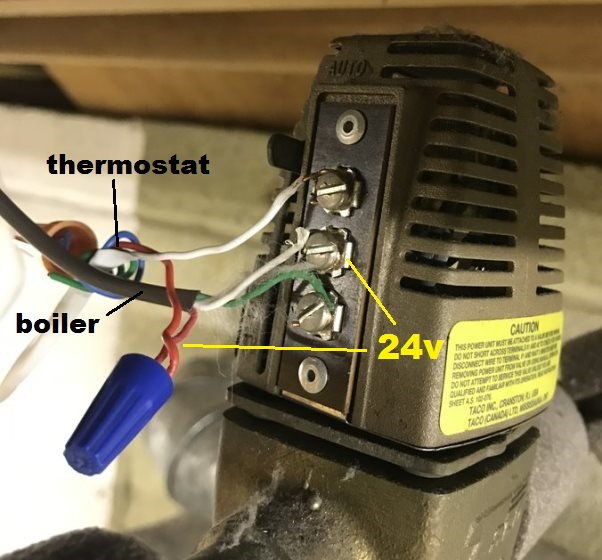 Updating wiring to Taco 5712 Zone ValveHeat No Longer Works