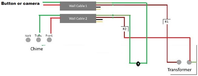 wired doorbell diagram