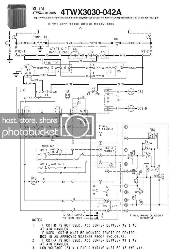Air Handler Wiring Diagram Trane Model Number Twe040e13fb2 Trane