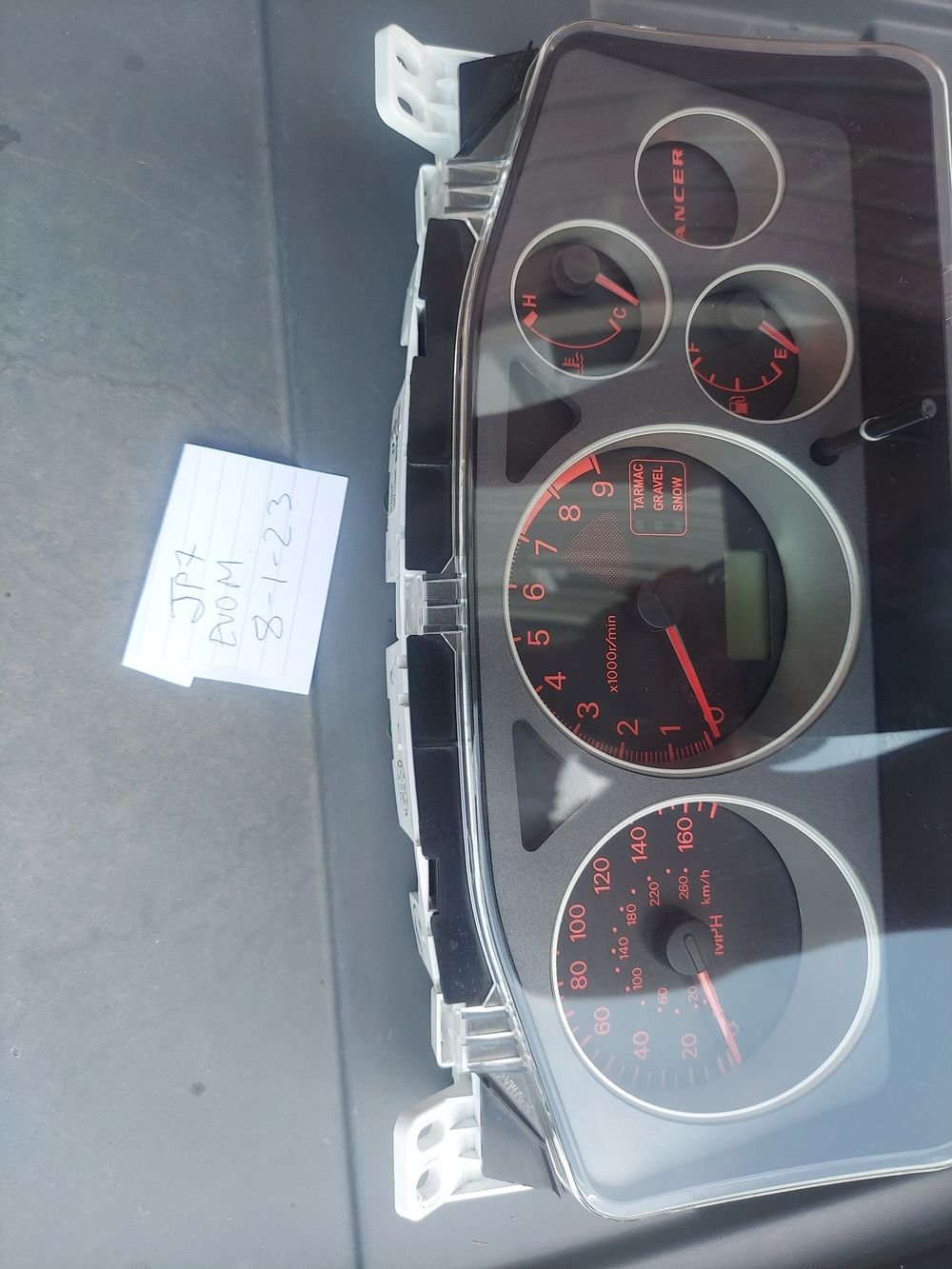 Engine - Electrical - Evo 9 Mint condition cluster, only 25K Miles - Used - 2006 to 2007 Mitsubishi Lancer Evolution - South Chicago Suburbs, IL 60475, United States