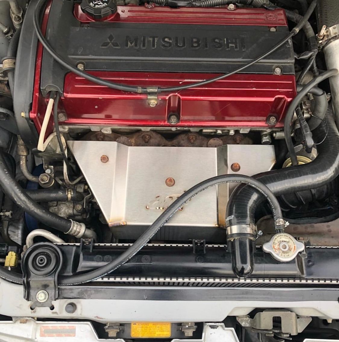 Engine - Exhaust - MAPerformance Exhaust Heat shield - Used - 2003 to 2006 Mitsubishi Lancer Evolution - Antioch, IL 60002, United States