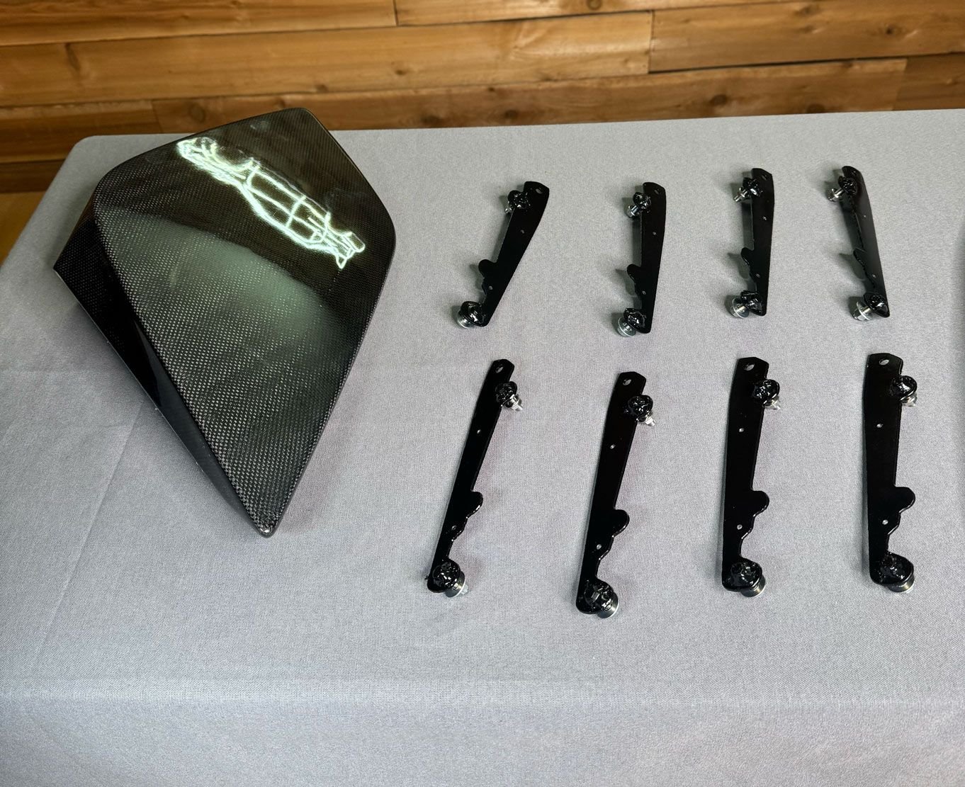 Exterior Body Parts - EVO 8 Wing Brackets - New - 2003 to 2005 Mitsubishi Lancer Evolution - Green Bay, WI 54304, United States