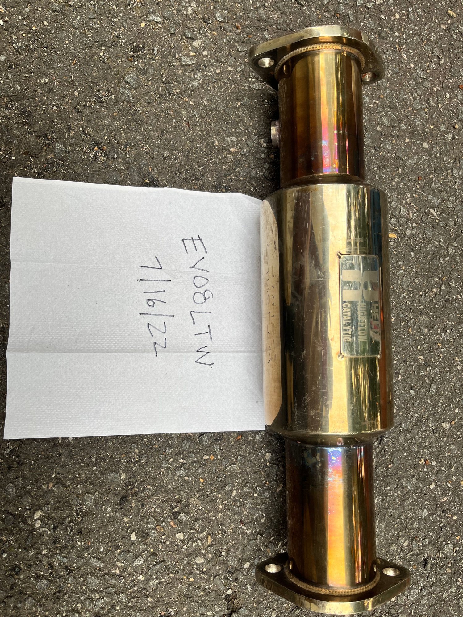 FS Helix highflow catalytic converter EvolutionM Mitsubishi