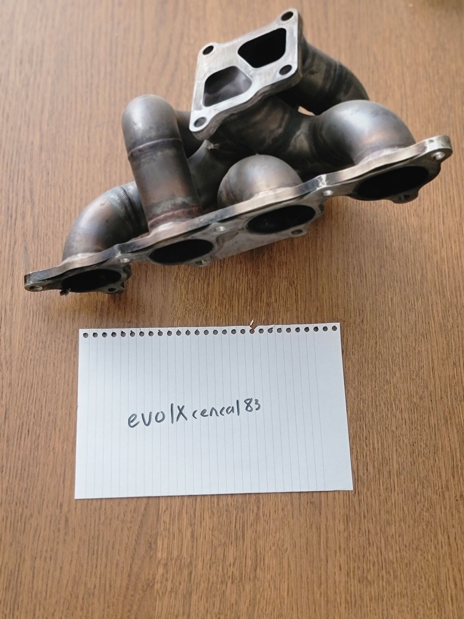 Engine - Exhaust - FS: Toxic Fab stock frame tubular exhaust manifold: $1000 - Used - 2003 to 2006 Mitsubishi Lancer Evolution - Fresno, CA 93726, United States