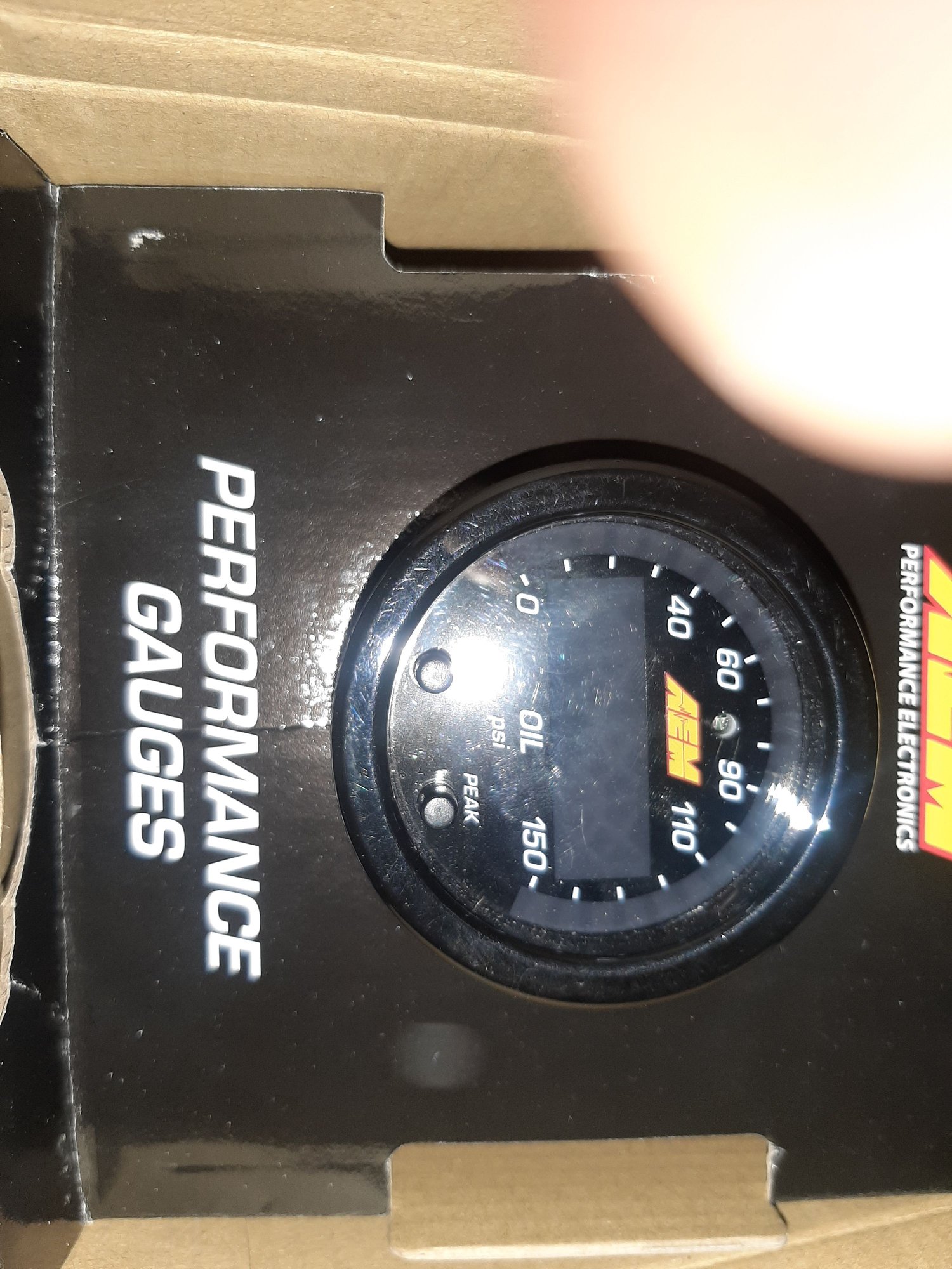 Accessories - AEM oil pressure gauge 150psi - New - 0  All Models - Newport News, VA 23608, United States