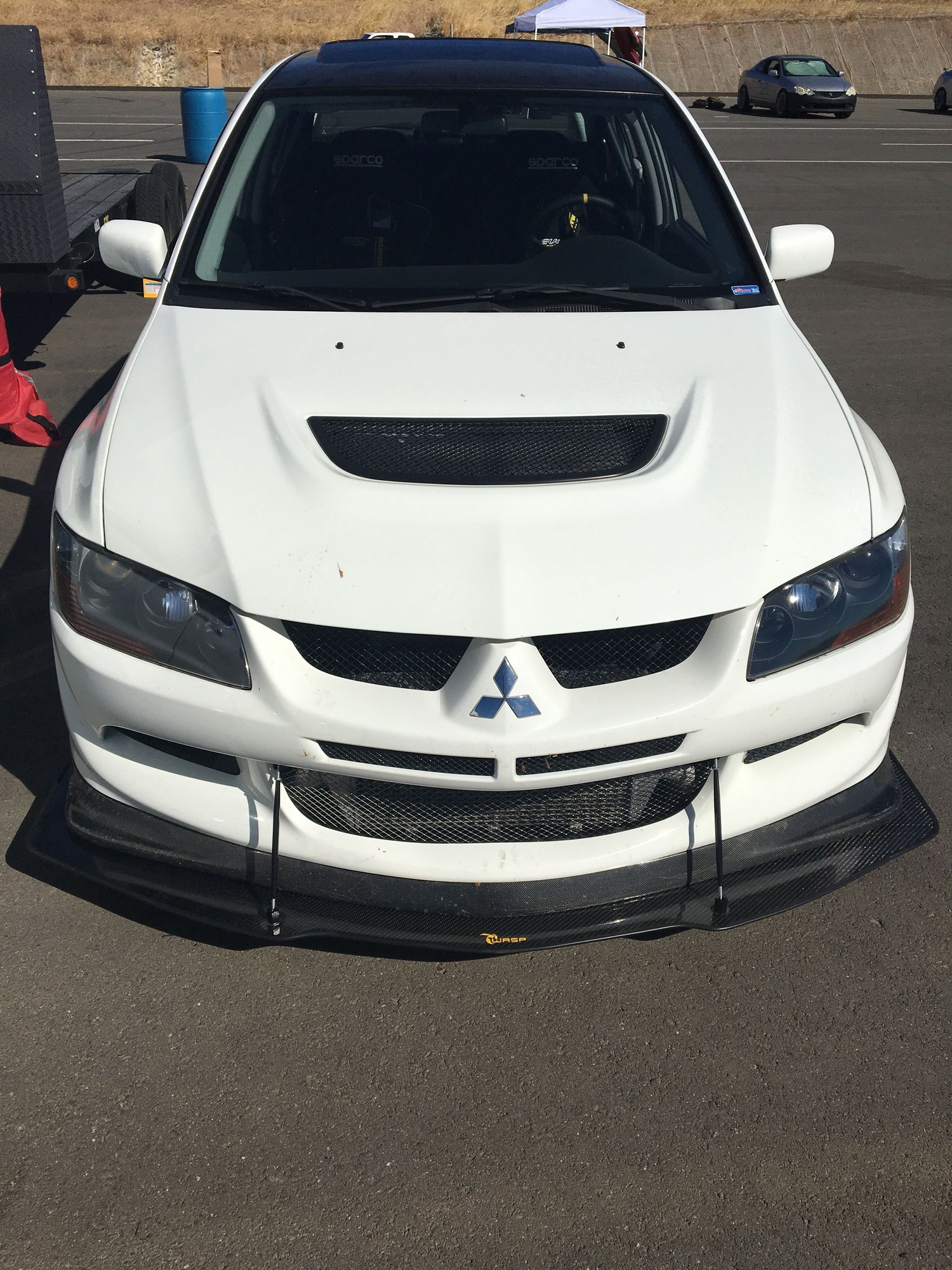 2003 Mitsubishi Lancer Evolution - 2003 Evo 8 streetable track prepped - Used - VIN JA3AH86F33U122497 - 91,000 Miles - 4 cyl - AWD - Manual - Sedan - White - Reno, NV 89502, United States