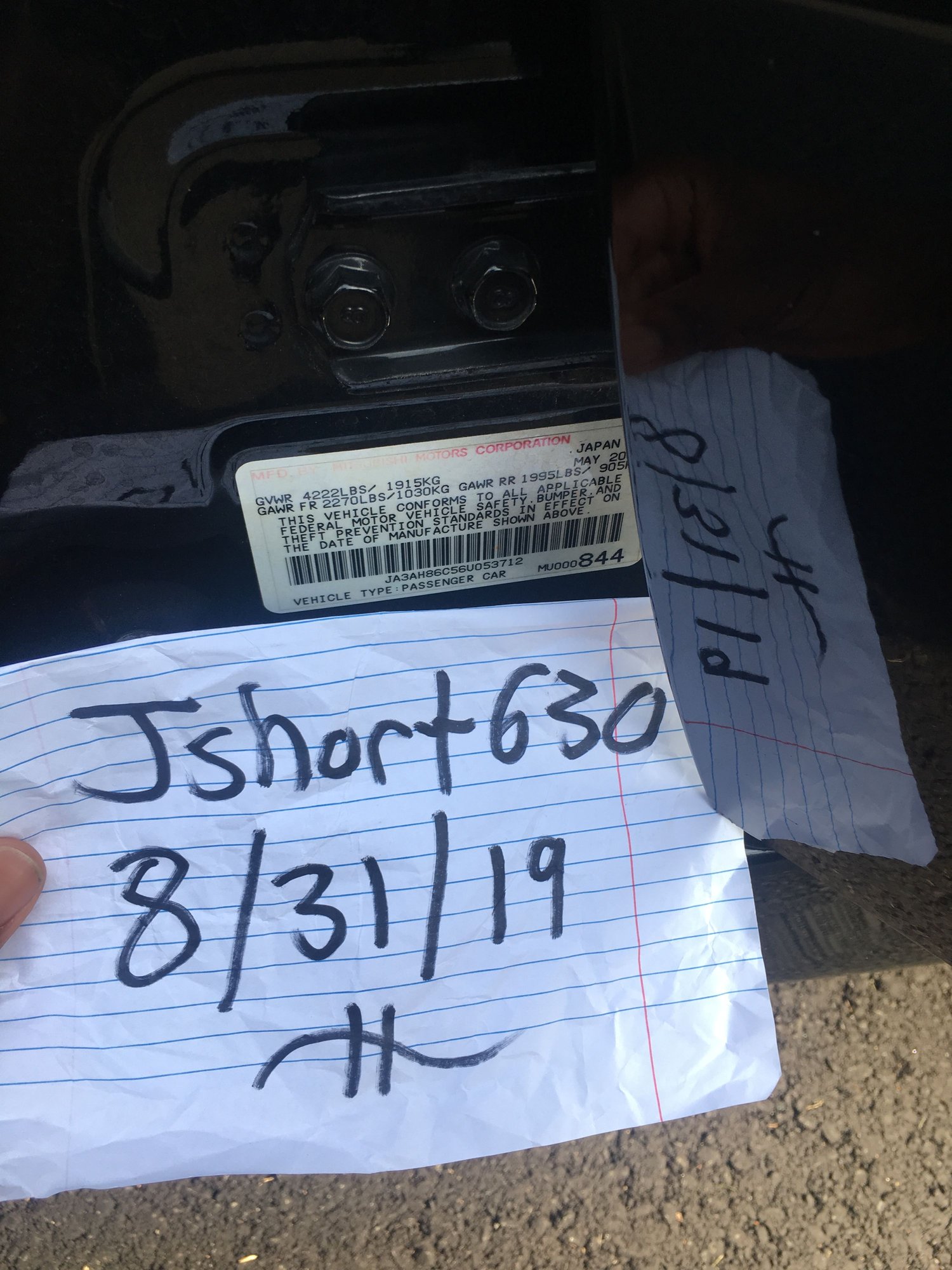 2006 Mitsubishi Lancer Evolution - Evo 9 - Used - VIN Ja3ah86c56u053712 - 101,200 Miles - 4 cyl - AWD - Manual - Sedan - Black - Sterling, VA 20165, United States