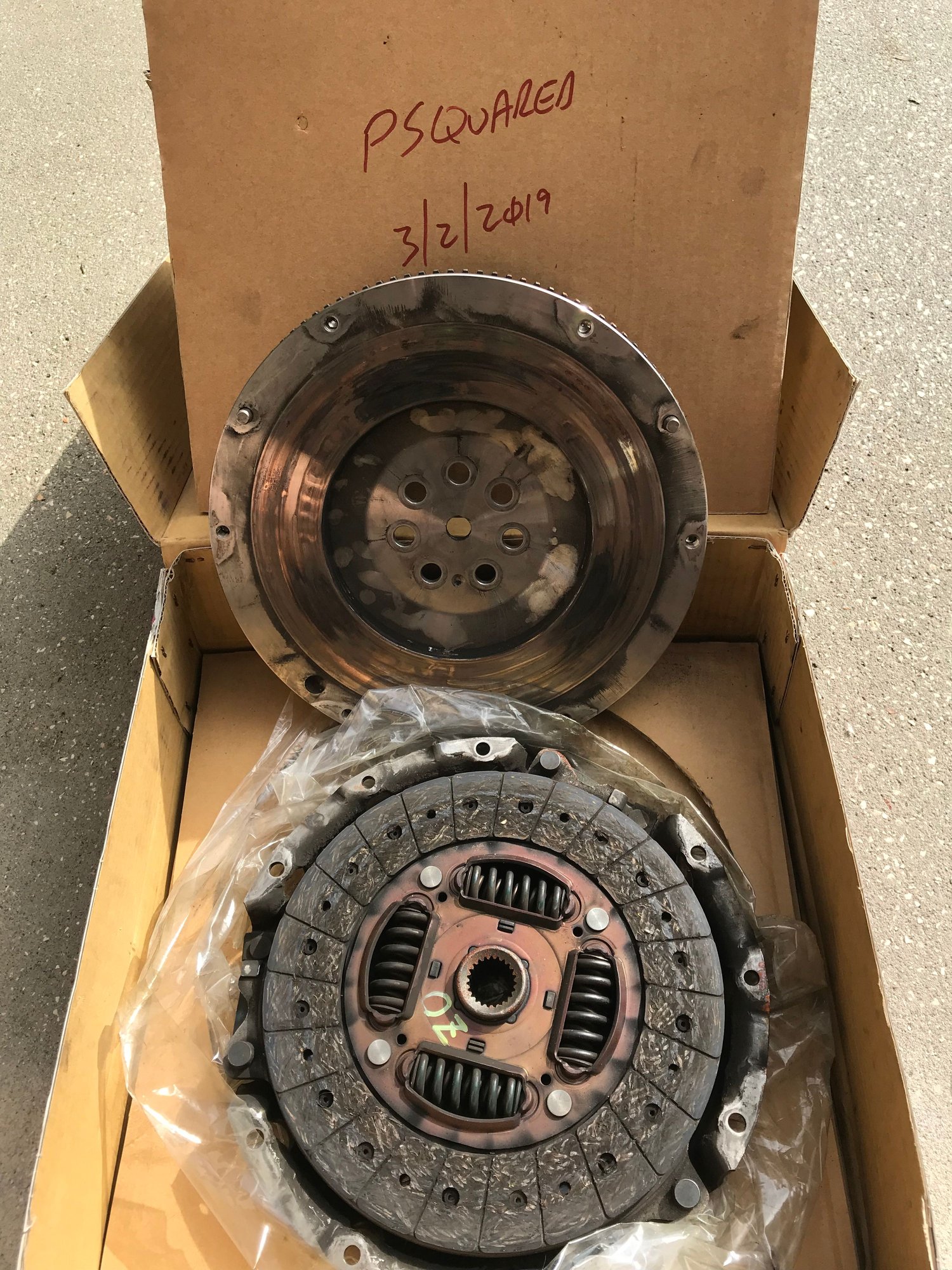 Drivetrain - Stock clutch w flywheel - Used - 2005 to 2006 Mitsubishi Lancer Evolution - Spanish Fort, AL 36527, United States