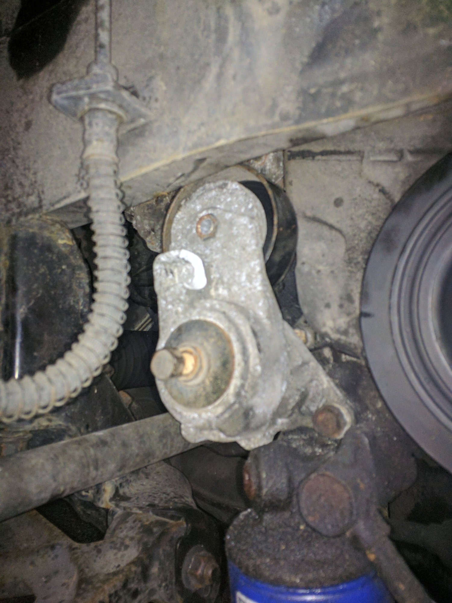 So my belt tensioner broke kind of... EvolutionM Mitsubishi Lancer