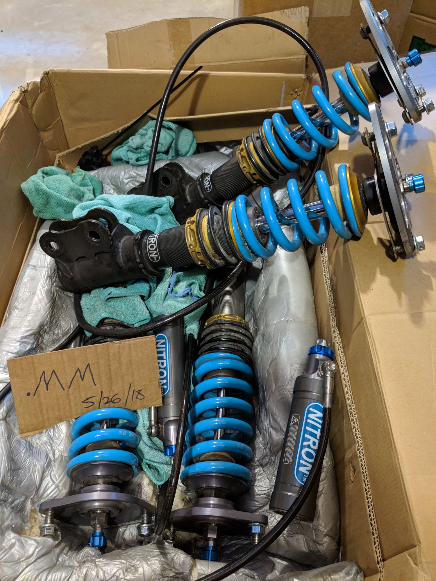 Steering/Suspension - Nitron R3 Triple Adjustable Coilover Suspension for EVO 8, 9.  Barely Used!! Amazing! - Used - 2003 to 2006 Mitsubishi Lancer Evolution - Londonderry, NH 03053, United States