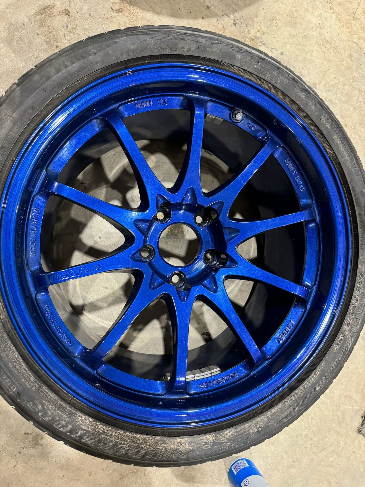 Wheels and Tires/Axles - VOLK ce28n hyper blue! - Used - All Years Mitsubishi Lancer Evolution - Boise, ID 83702, United States