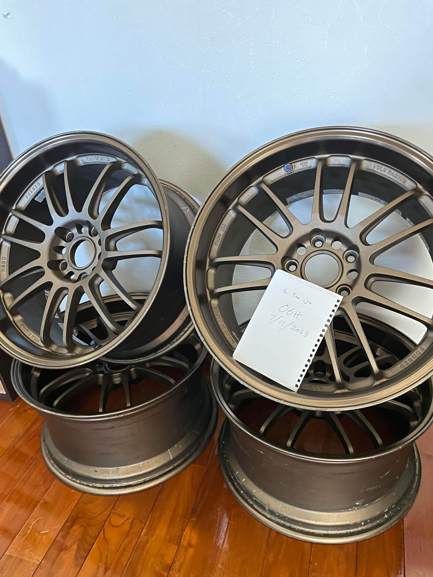 Wheels and Tires/Axles - FS:VOLK RACING RE30 18x9.5+35(4) squared PDX, OR - Used - 2000 to 2024 Mitsubishi Lancer Evolution - Portland, OR 97236, United States