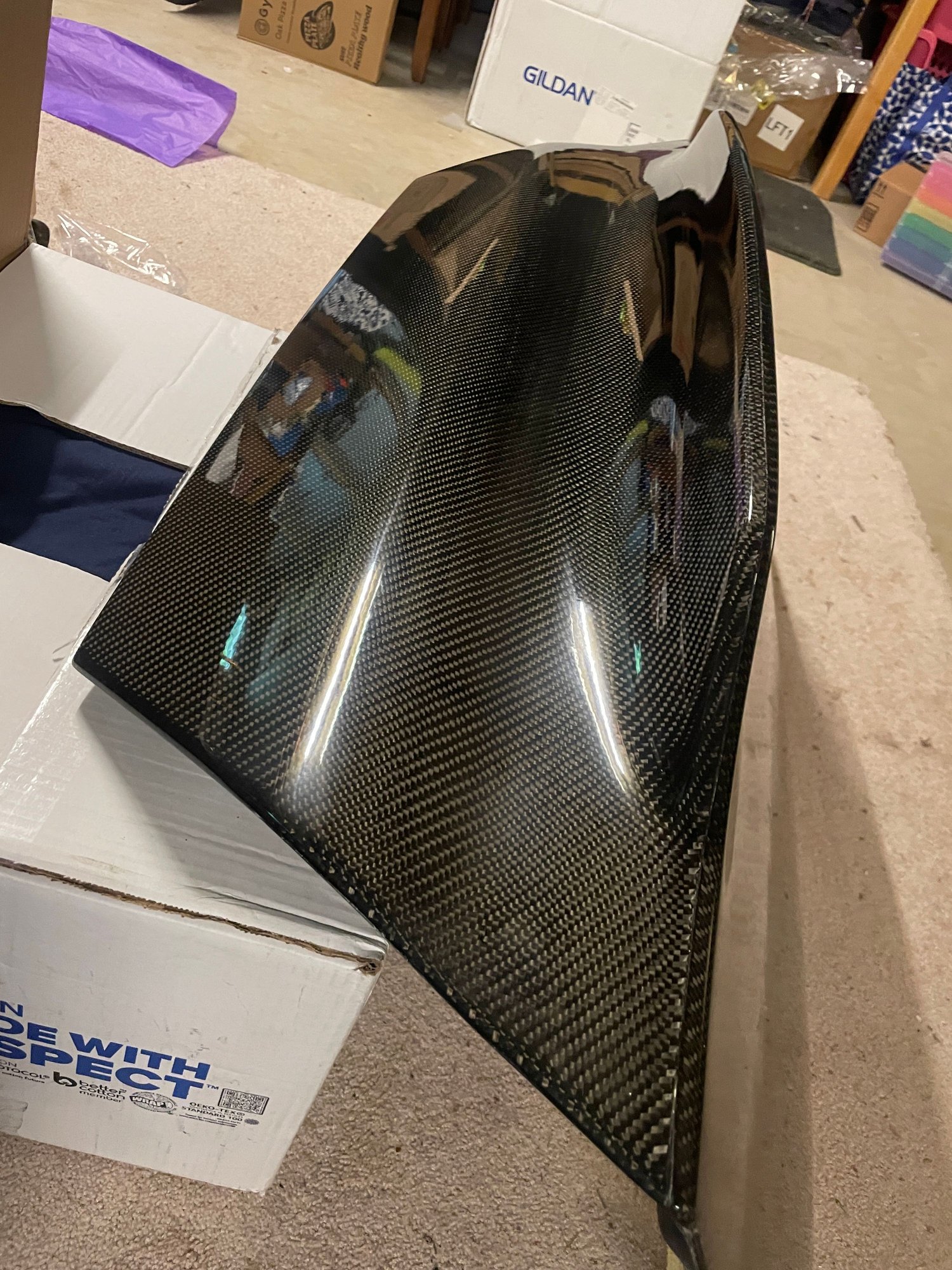 Exterior Body Parts - 2003 - 2005 evo viii demon style carbon fiber trunk - vis racing - Used - -1 to 2026  All Models - Wingdale, NY 12594, United States