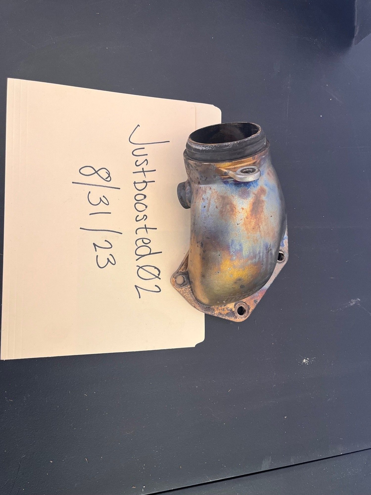 Engine - Exhaust - Invidia O2 Housing - Used - 2003 to 2006 Mitsubishi Lancer Evolution - Hollis, NH 03049, United States