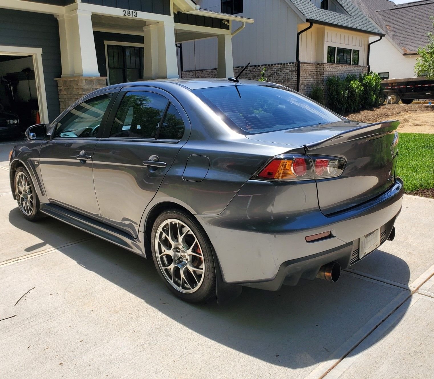 2010 Mitsubishi Lancer Evolution - 2010 Mitsubishi Lancer Evolution X MR Touring - Graphite Gray (Mostly Stock) - Used - VIN JA32W5FV0au030566 - 65,909 Miles - 4 cyl - AWD - Automatic - Sedan - Gray - Charlotte, NC 28209, United States