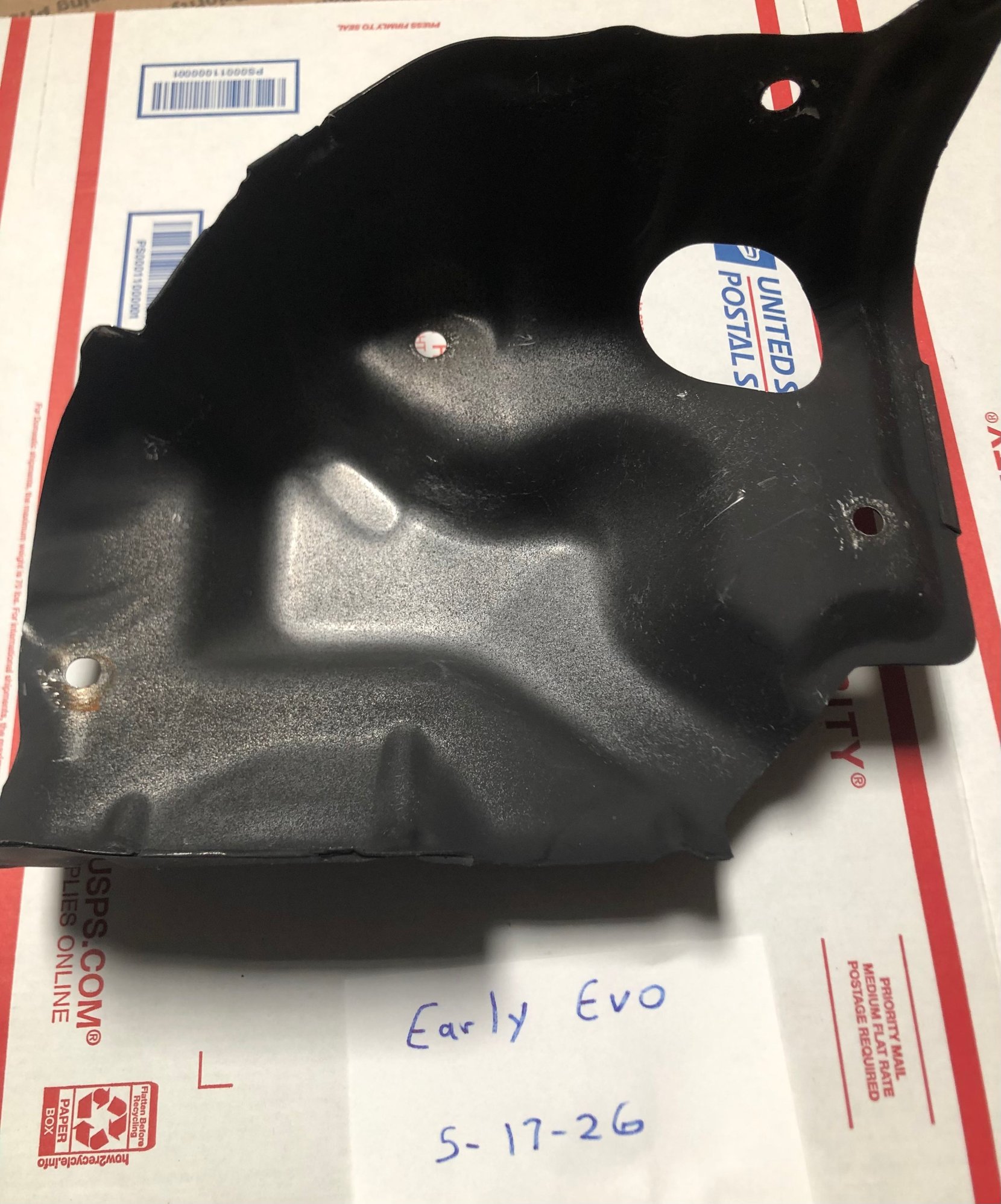 Engine - Power Adders - Evo 8/9 OEM heat shield for 02 housing. - Used - 2003 to 2006 Mitsubishi Lancer Evolution - Henderson, NV 89052, United States